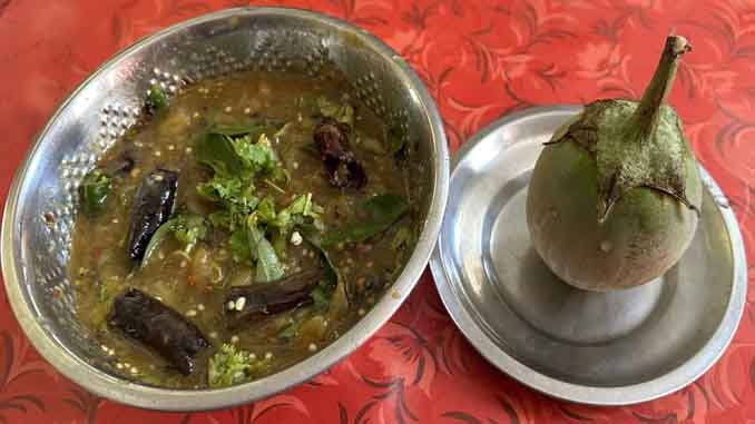 ఆహా అనిపించే వంకాయ పులుసు పచ్చడి